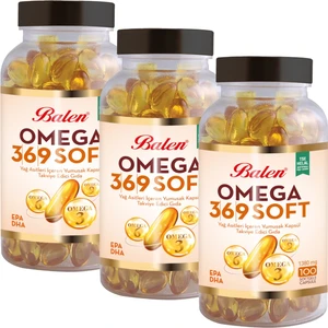 Omega 3-6-9 1380 mg 100 Kapsül x 3 Adet