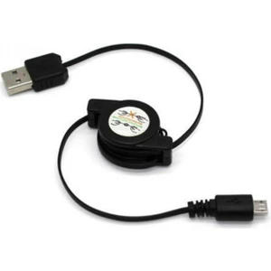 Micro USB Data Şarj Kablosu Makaralı Mikro USB Kablo