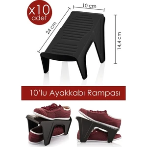 10'lu Tekli Ayakkabı Rampası