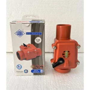 Ø50MM Pvc Pis Su Atıksu Gider Çekvalf Kilitli Sistem