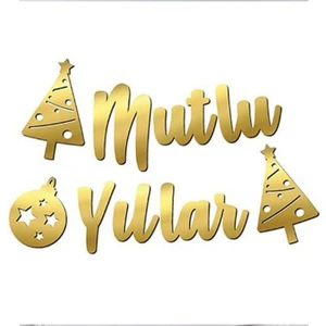 Hayaller Dükkanı Mutlu Yıllar Kaligrafi Banner