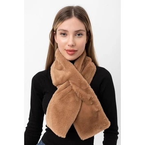 Saria Moda Kadın Yumuşak Peluş Kaşkol Boyunluk Atkı