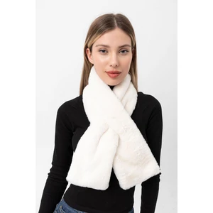 Saria Moda Kadın Yumuşak Peluş Kaşkol Boyunluk Atkı