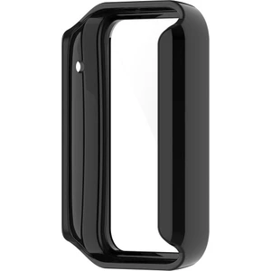 Xiaomi Mi Band 7 Pro ile Uyumlu Sert Pc Kasa Koruma Gard Çerçeve Siyah