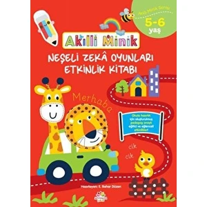Akıllı Minik Neşeli Zeka Oyunları Etkinlik Kitabı 5-6 Yaş