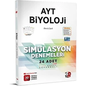 3D Yayınları 2023 AYT Biyoloji Simülasyon Denemeleri