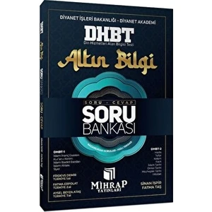 Mihrap Yayınları Dhbt Altın Bilgi Soru Cevap Soru Bankası Mihrap Yayınları