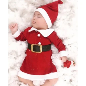 Noel Baba Kız Bebek Kostüm