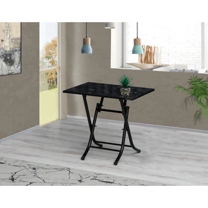 50 x 70 cm  Katlanır Masa Kamp Masası Karavan Masası Mutfak Masası Balkon Masası Çalışma Masası Siyah