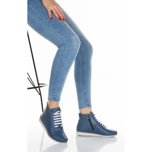 Hakiki Deri Günlük Topuksuz Spor Kadın Bot