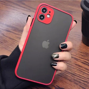 iPhone 11 Uyumlu Kamera Korumalı Buzlu Şeffaf Lüx Telefon Kılıfı
