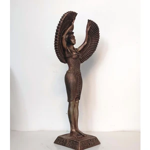 Isis Biblo Nefertitiy Biblo Heykel Bakır Renkli