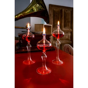 Shabbo Glass Elıps Ayaklı Cam Kandıl