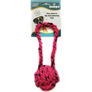 Büyük Irk Için Düğümlü Diş İpi Top Köpek Oyuncağı 22 cm