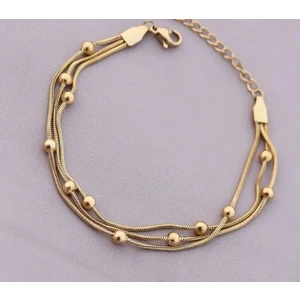 Goldline Çelik Bileklik Dorika 3 Lü