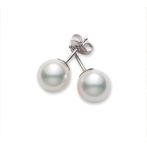 Modern Takı Top İnci Küpe 8 mm