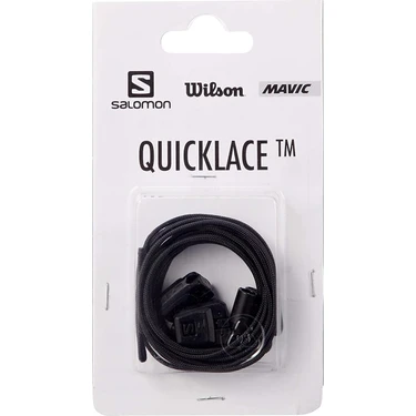 Salomon Quicklace Kit Siyah Ayakkabı Bağcığı