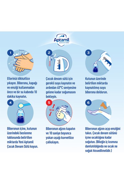 Aptamil 3 Devam Sütü Yeni Formül 1200 gr x 3 Adet