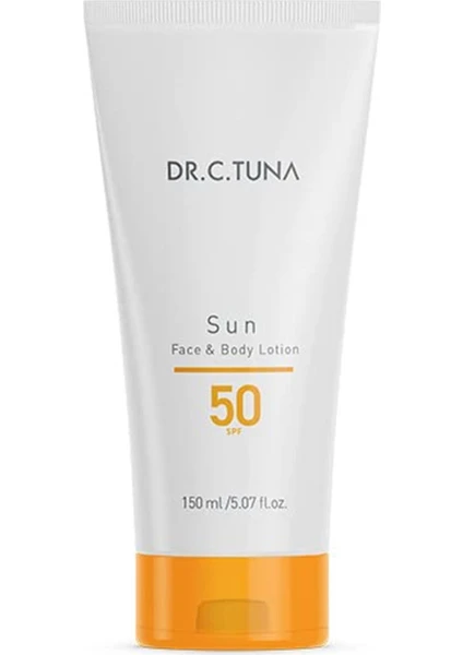 Dr C Tuna Sun Serisi Yüz ve Vücut Losyonu 50 Spf (150 Ml)