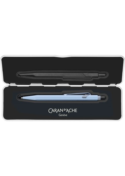 Caran D'Ache Caran Dache 849 Claim Your Style Tükenmez Kalem Polar Blue 849-596