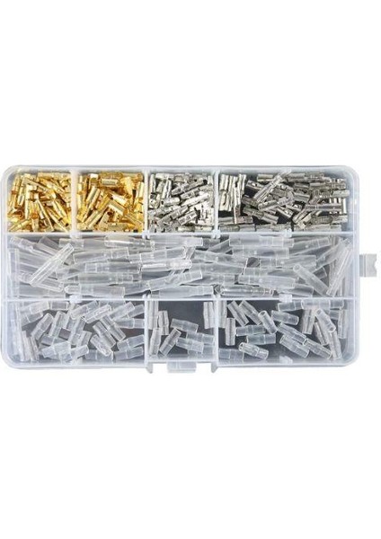 200 Parça 4 Çeşit 3.5 mm Bullet Konnektör Seti fiyatları
