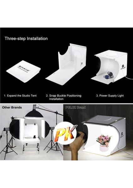 Mini Katlanır Lightbox Fotoğraf Stüdyosu 40 cm