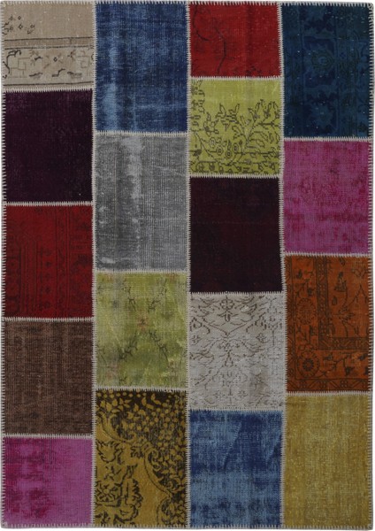 Patchwork 3716 Renkli 160X230 Halı ~ 3.68 M2