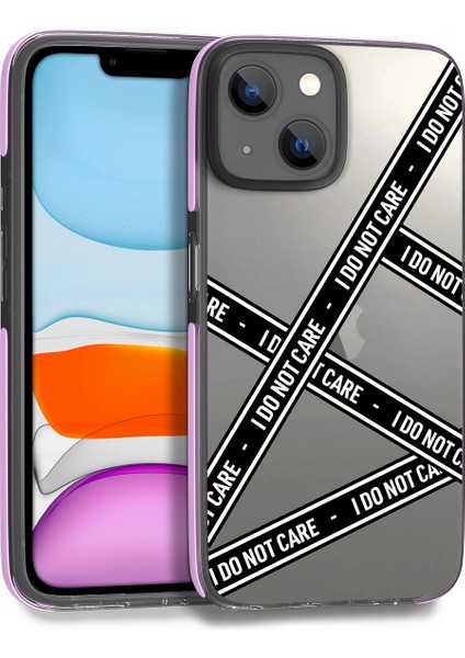 Apple iPhone 13 Uyumlu Fashion Desenli-Aynalı Kılıf