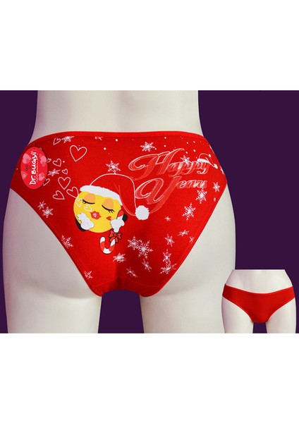 DR.8806 Kadın Yılbaşı Düşük Bel Bikini Külot