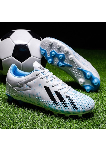 Erkek Futbol Ayakkabısı Futbol Ayakkabısı Futsal Kramponlu Çocuklar Için Antrenman Spor Ayakkabısı (Yurt Dışından)