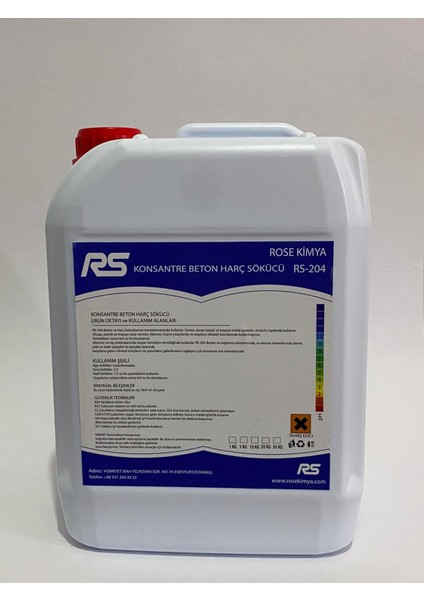 Konsantre Beton Harç Sökücü RS-204 5 kg