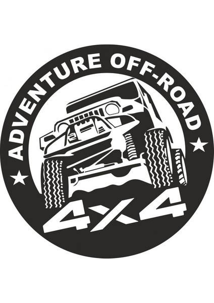 Aventure Off Road Araba Sticker Etiket Yapıştırma 17CM