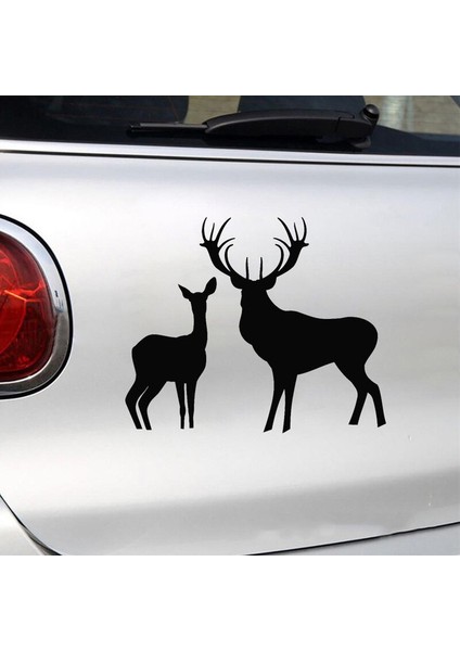 Geyik Ceylan Araba Sticker Etiket 18CM