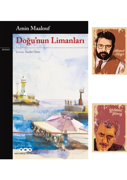 Doğu'nun Limanları - Amin Maalouf Romanları - Yky - Yılmaz Güney Ahmet Kaya not defterli