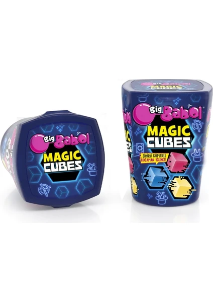 Big Babol Magic Cubes Karışık Meyveli Balonlu Sakız 25 gr