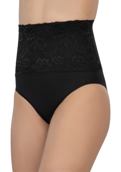 Emay Önü Dantelli Yüksel Bel Slip Korse 2090 Siyah fiyatları