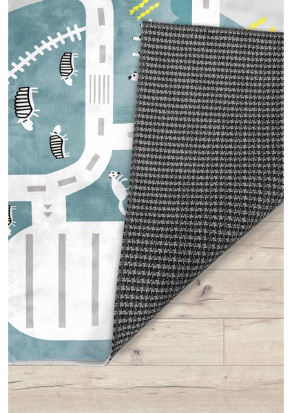 Eğitici Yollu Bambu Çocuk Odası Halısı fiyatları