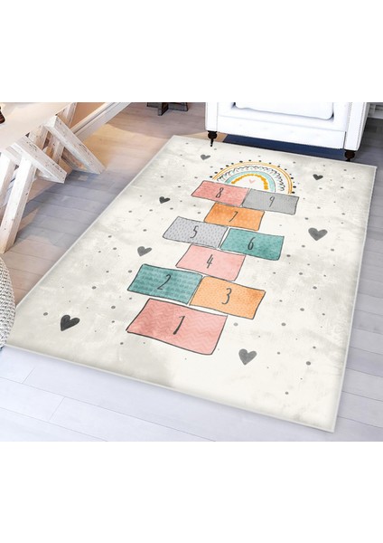 Seksek Kalpli Bambu Çocuk Odası Halısı fiyatları