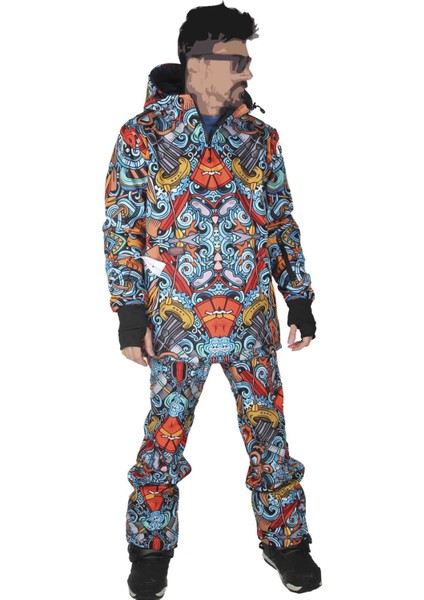 Tasarım SS7886 Kayak ve Snowboard Mont ve Pantolon Takımı