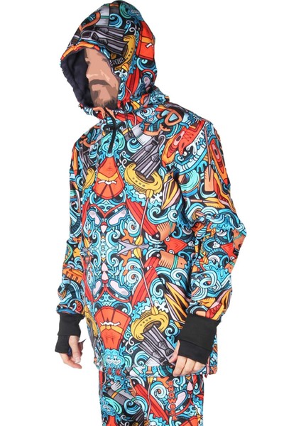 Tasarım SS7886 Kayak ve Snowboard Mont ve Pantolon Takımı indirimleri