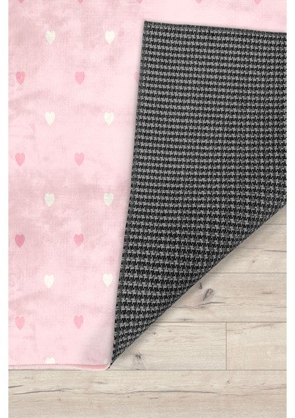 Pembe Fiyonklu Bambu Çocuk Odası Halısı fiyatları