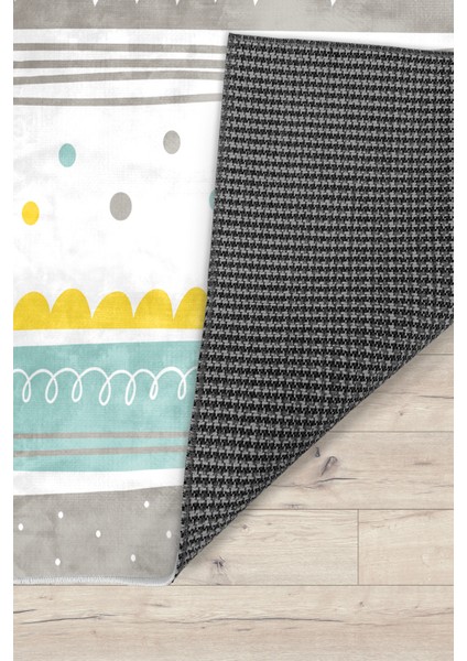 Puanlı Bambu Çocuk Odası Halısı modelleri