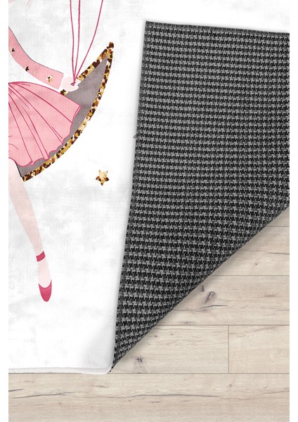 Prenses Kız Bambu Çocuk Odası Halısı modelleri