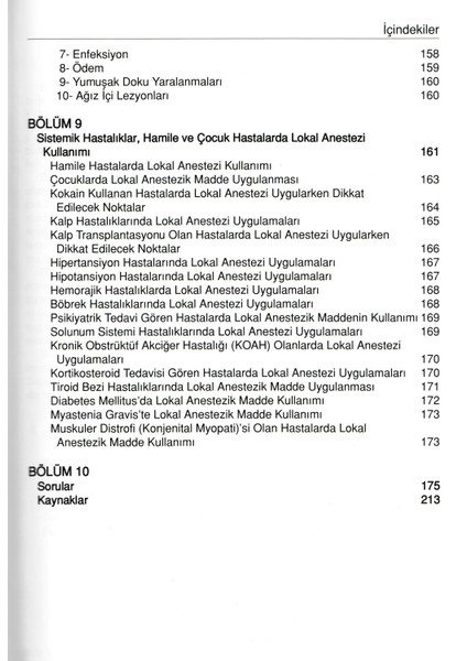 Diş Hekimliğinde Lokal Anestezi