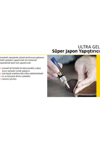 Pattex Ultra Gel Süper Japon Yapıştırıcı 3 gr