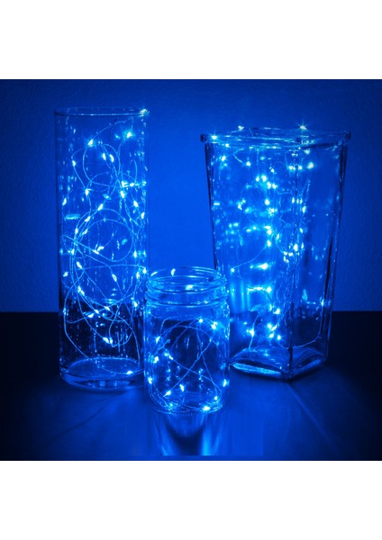 10 Metre Mavi Pilli LED Işık Mavi LED Işık Mavi Yılbaşı Ağacı Işığı Mavi Noel Işığı 100 Ledli Mavi LED Işık 100 Ledli Parlak Canlı LED Işık fiyatları