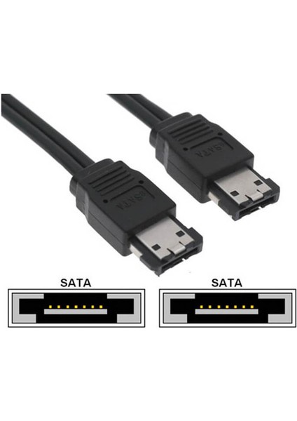 E-Sata To Esata Kablo - E-Sata Data Kablosu - 1 Metre