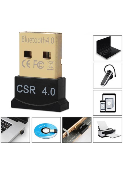 Bluetooth 4.0 Mini USB Dongle Adaptör