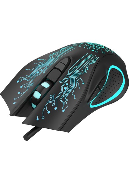 Hy-X8 Eagle Siyah Gaming Oyuncu Mouse + Logitech Gaming Mouse Pad Set