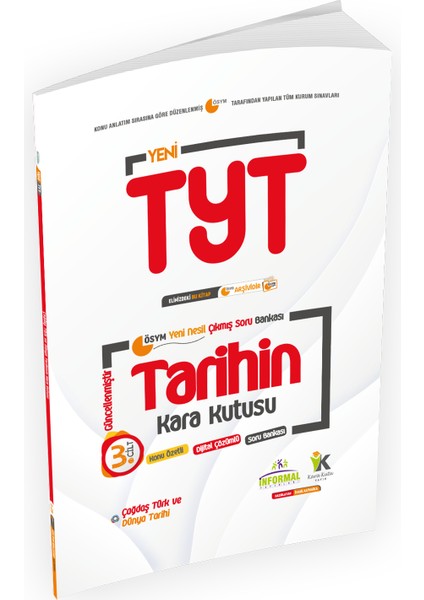 TYT Sözel Tarihin Kara Kutusu 3 Cilt D.Çözümlü Konu Özetli Ösym Çıkmış Soru Bankası Paket Seti